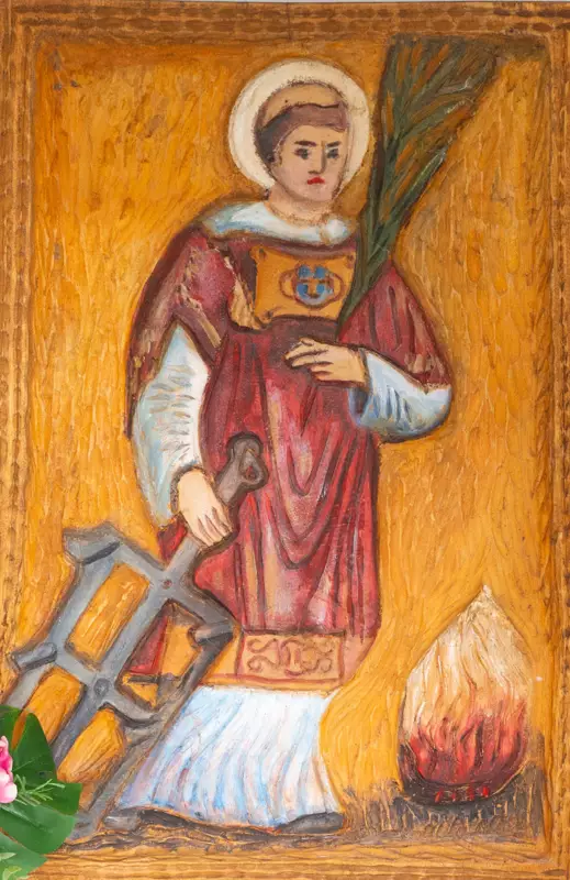 Renowacja obrazu św. Wawrzyńca