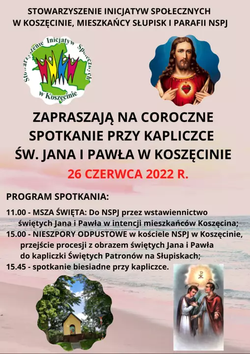 Spotkanie przy kapliczce Patronów Koszęcina św. Jana i Pawła