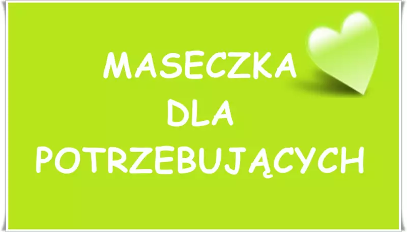 Maseczka dla potrzebujących